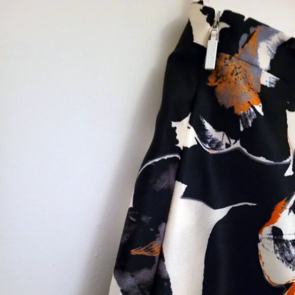 🌹ELEGANT SILKY HOST PICK 🌹 💐 🏵 HUGO BOSS A-Line Silk Skirt - Picture 6 of 10